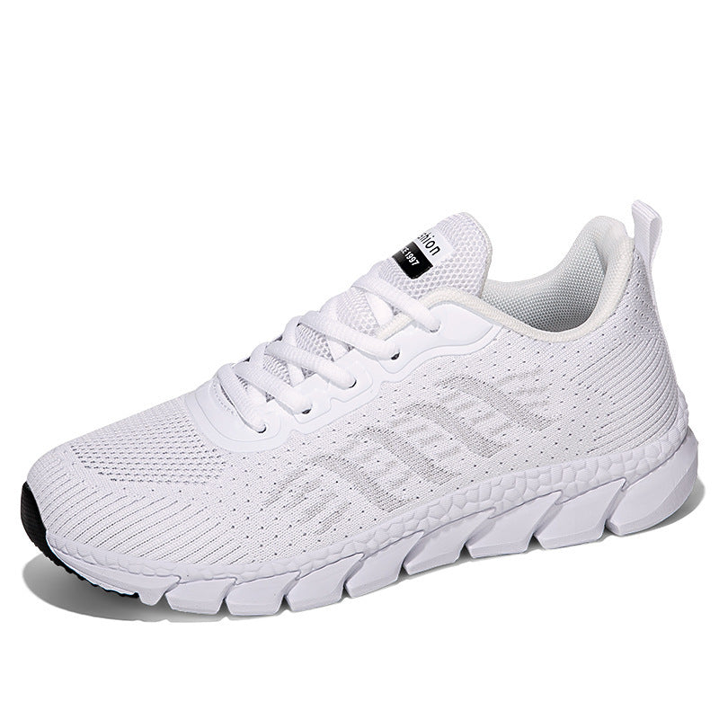 Damen nan nahtlose Strick-Laufschuhe mit viskoelastischem Komfort-Fußbett und segmentierter Flexlaufsohle EB