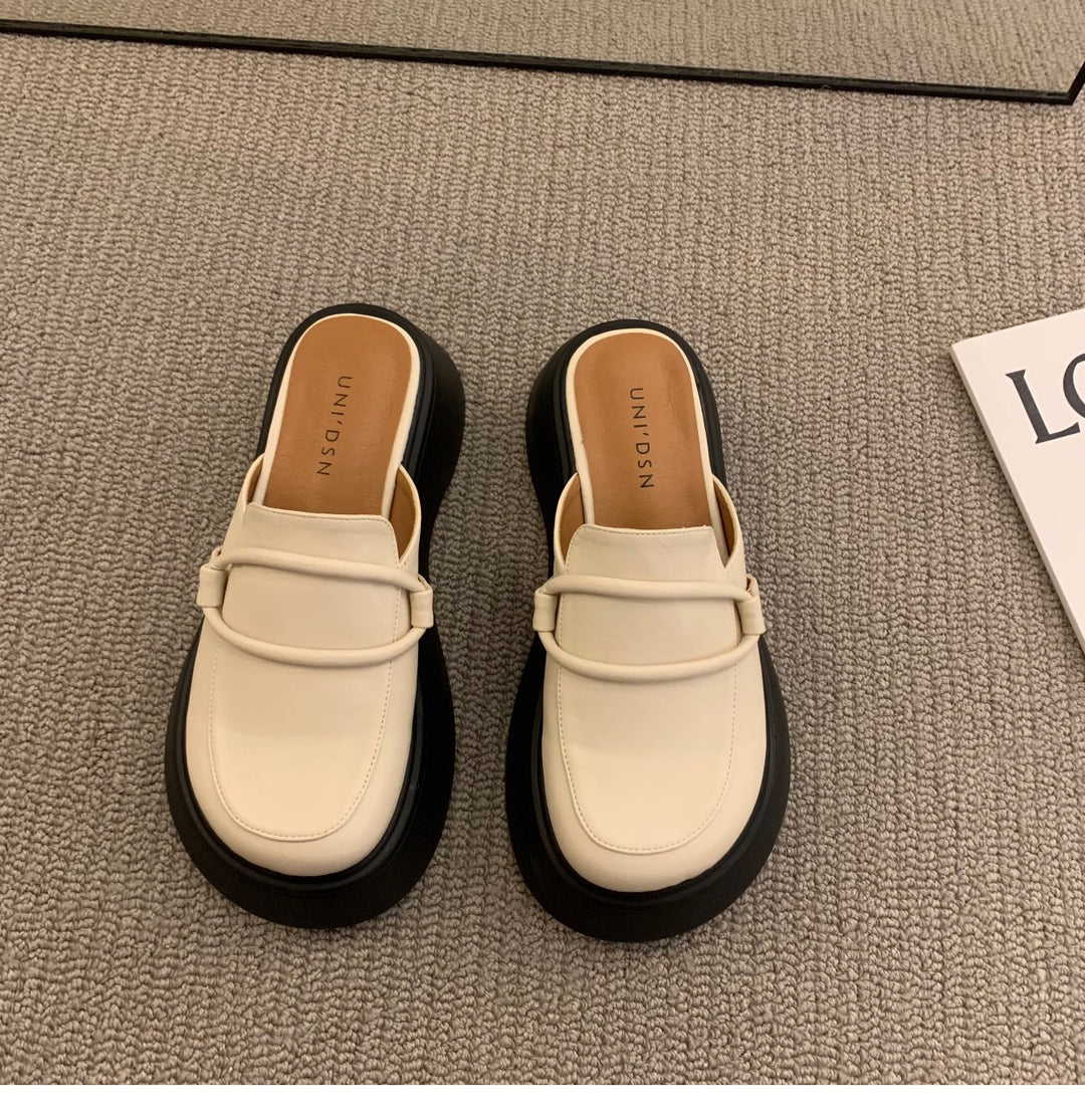 Damen Mokassins mit elegantem Schnallen-Detail und komfortabler Sohle EB