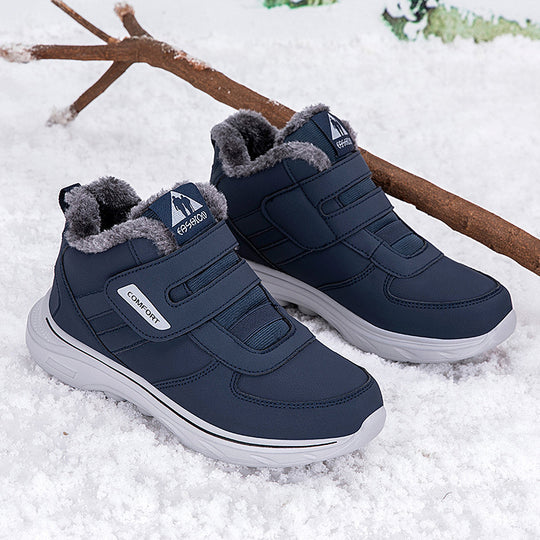 Damen isolierte Winter-Sneaker mit praktischem Klettverschluss und weichem Innenfutter EB