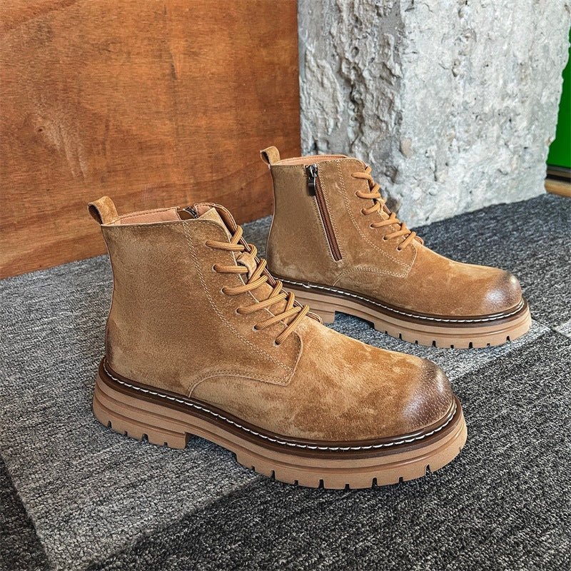 Herren Robuste Schnürstiefel mit gepolsterter Sohle EB