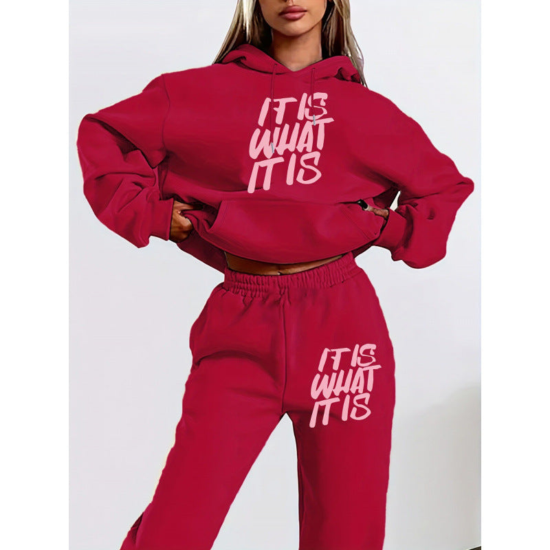 Damen Sweatshirt und Jogginghose Set EB