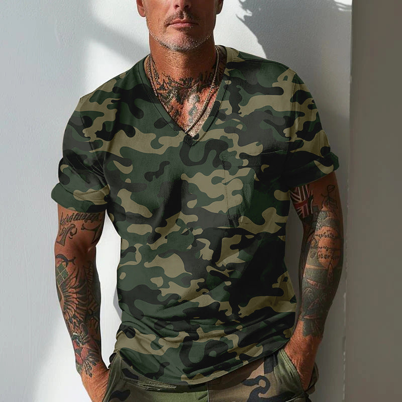 Herren Camouflage T-Shirt EB