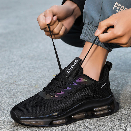 Damen Sportliche Laufschuhe mit atmungsaktivem Gewebe und dämpfender Sohle EB