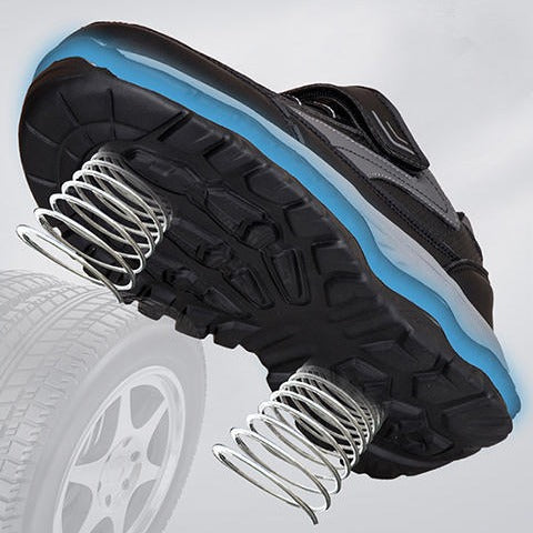 Damen Sportliche Sneakers mit verstellbarem Klettverschluss und stoßdämpfender Sohle EB