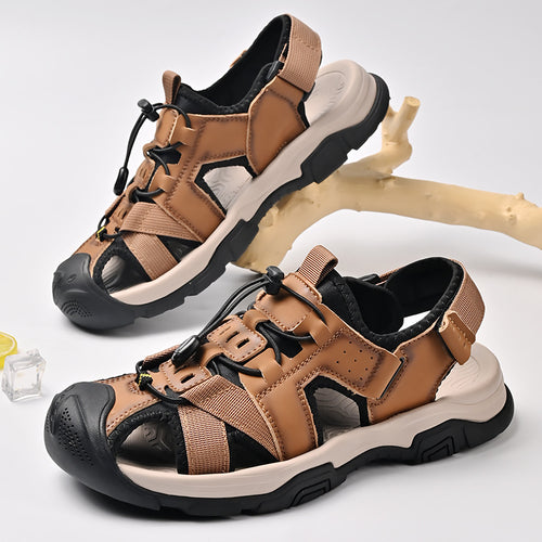 Herren Sportliche Sandalen mit rutschfester Sohle und verstellbarem Riemen EB