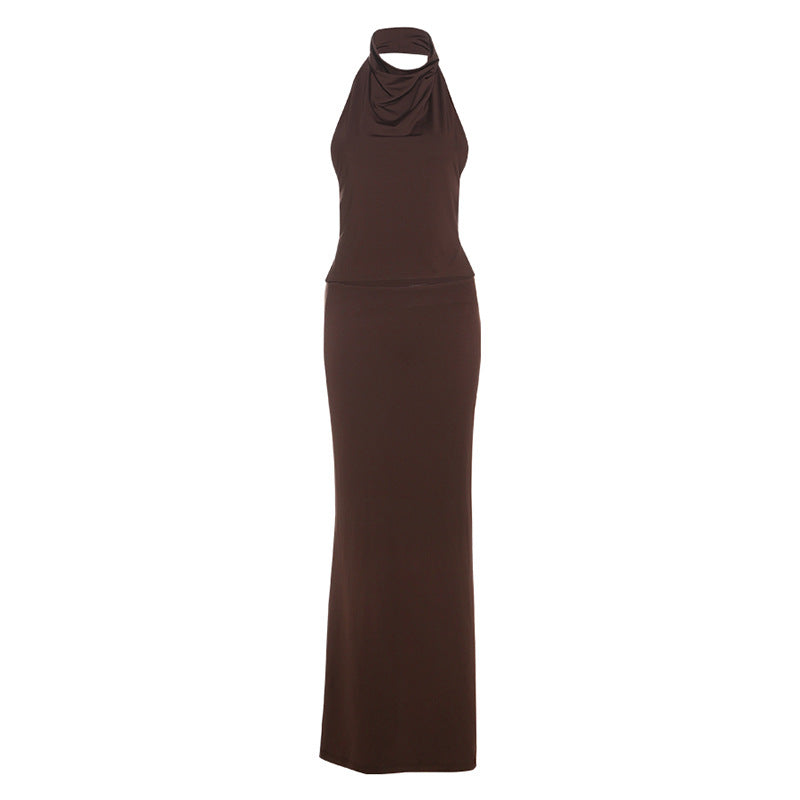 Damen Elegantes Oberteil mit asymmetrischem Kragen und raffiniertem Drapierungsdesign EB