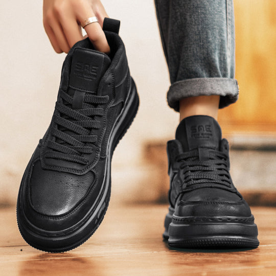 Herren modische high-top Sneakers mit weichem Innenfutter und stabiler Sohle EB