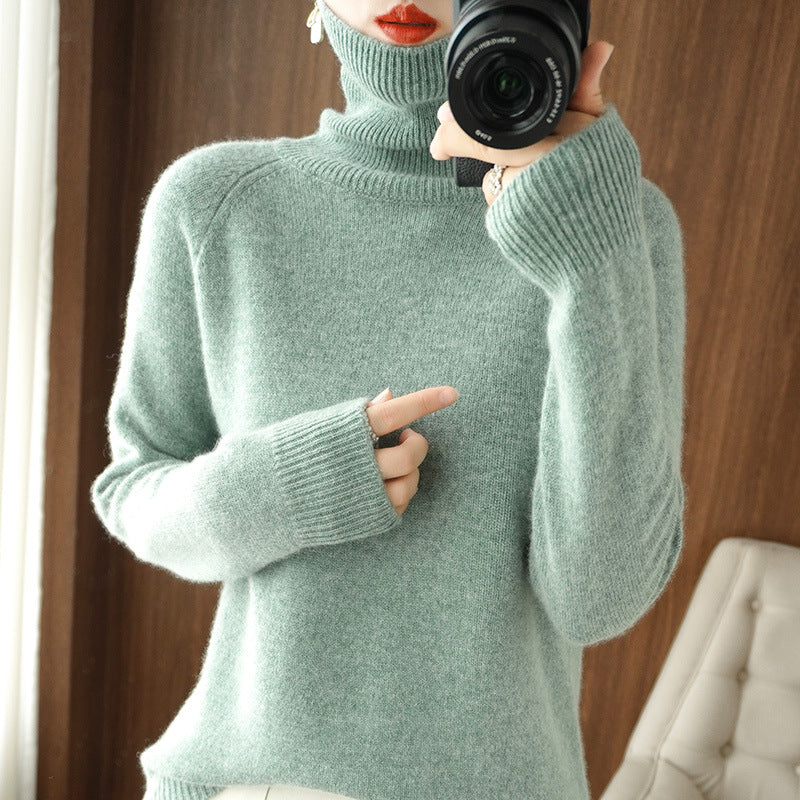 Damen Rollkragenpullover aus weichem EB