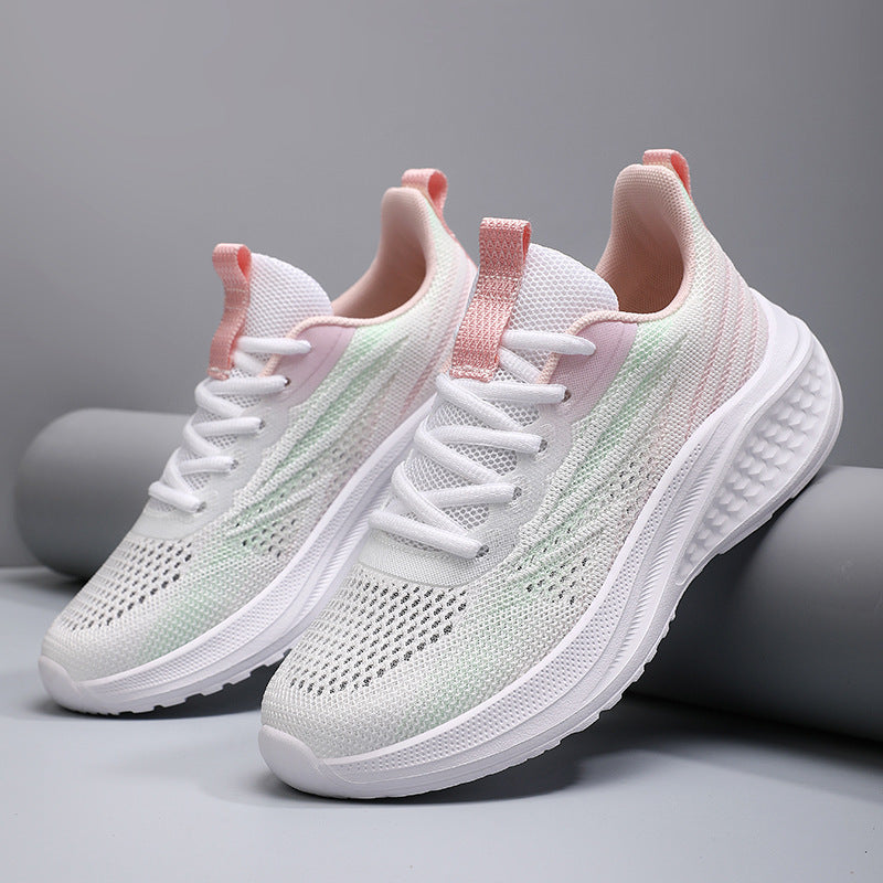 Damen Lauf-Sneaker mit atmungsaktiver Obermaterialstruktur und dämpfendem Fußbett EB
