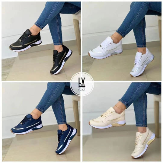 Damen Sportliche und elegante Sneakers EB