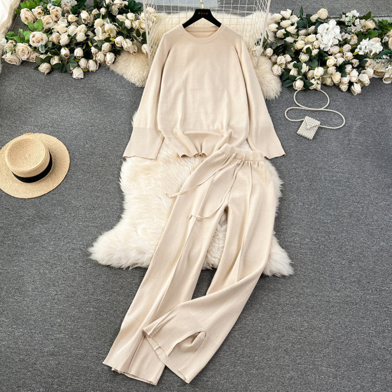 Damen kuschelige und stylische Strickkombination EB