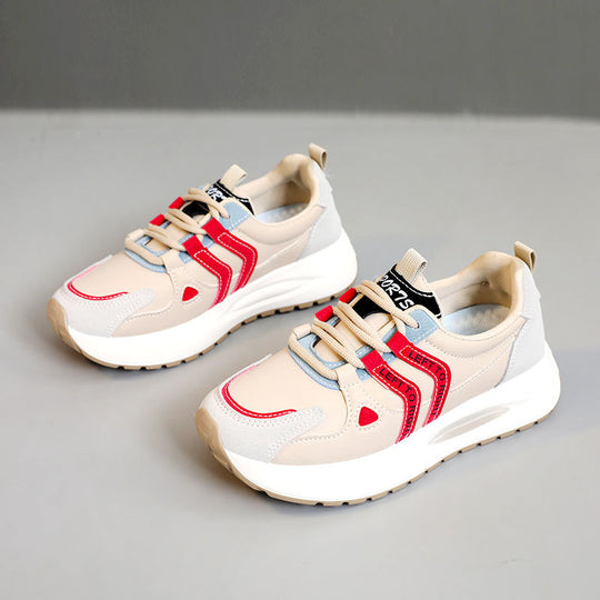 Damen Sportliche Schnürsystem Sneakers EB