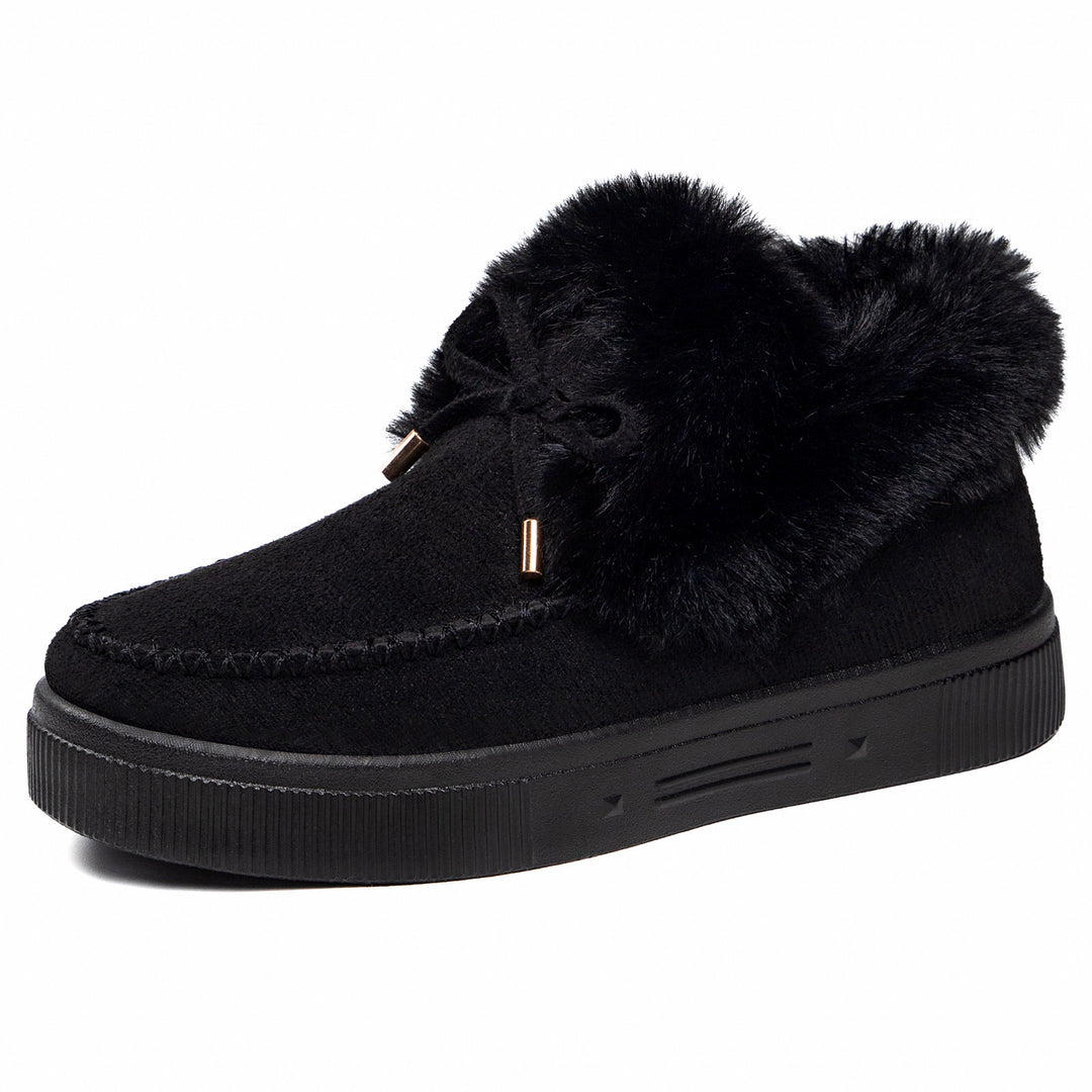 Damen Elegante und bequeme Sneaker mit kuscheligem Innenfutter EB