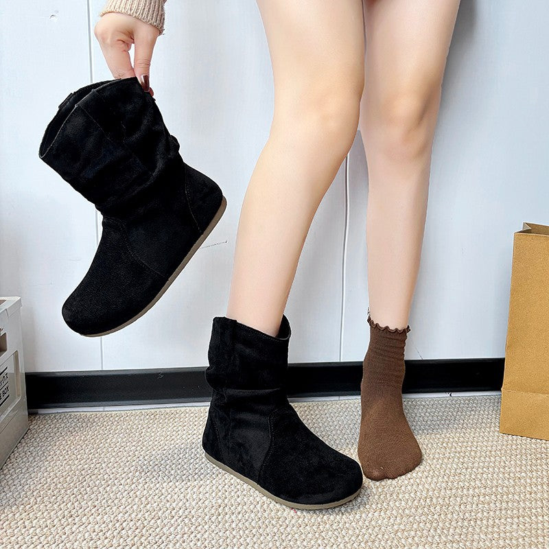 Damen Bequeme Winterstiefel mit weichem Innenfutter und rutschfester Sohle EB