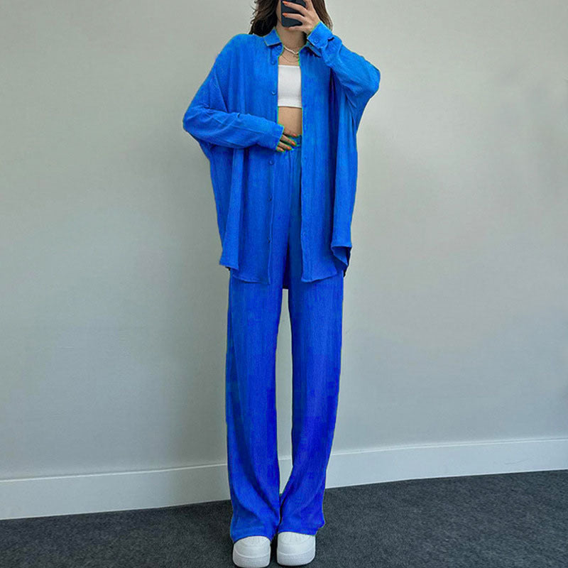 Damen lässiger Overall mit schickem Hemd EB