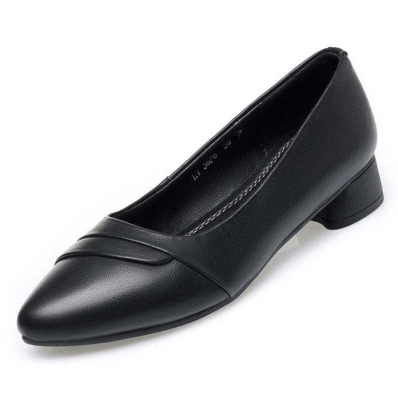 Damen Elegante Pumps mit schickem Rüschendetail und bequemem Blockabsatz EB