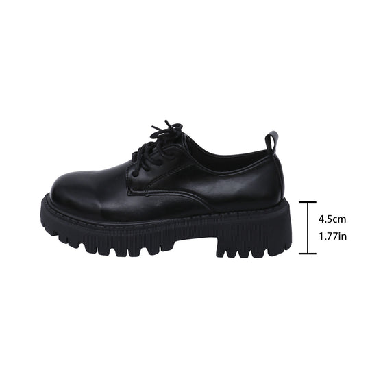 Damen Schnürer mit robuster Profilsohle und elegantem Design EB