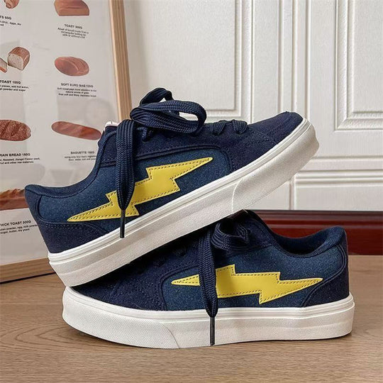 Damen Sneakers mit dynamischem Blitzdesign und bequemer Dämpfung EB