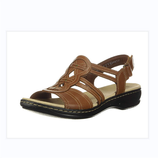 Damen Komfortable Sandalen mit verstellbaren Riemen EB