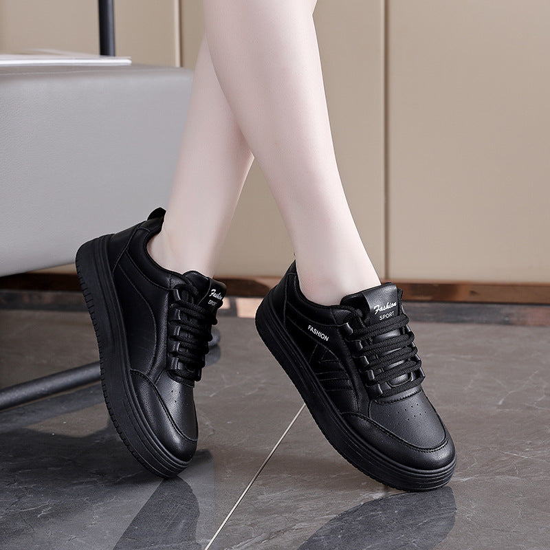 Damen Sportliche Sneaker mit modischem Design und dicker Sohle EB