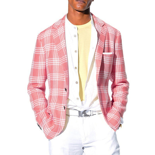 Herren moderner Karoblazer EB