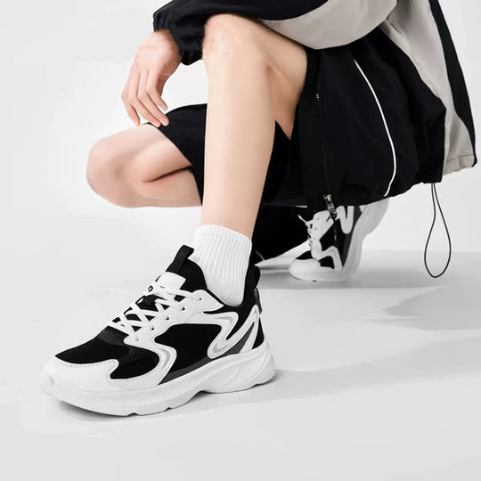 Damen Chunky Sneakers mit modernem Design und bequemer Dämpfung EB