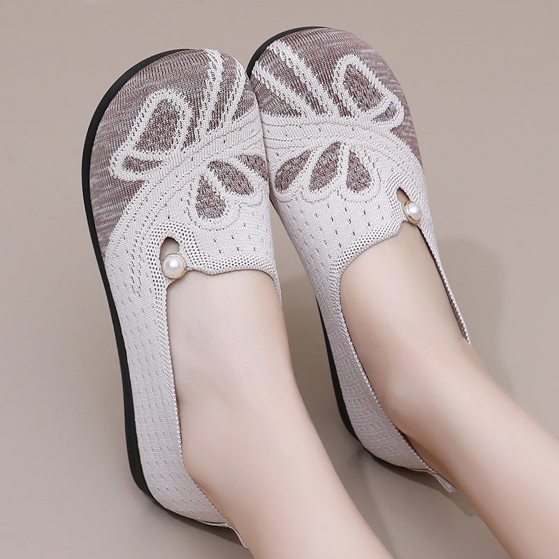 Damen Komfortable Freizeit-Slipper mit modischem Lochdesign EB