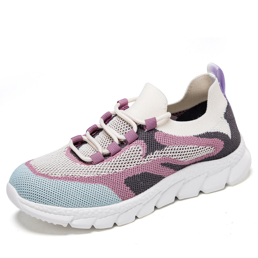 Damen Leichte Sportschuhe mit atmungsaktivem Mesh-Obermaterial und rutschfester Sohle EB