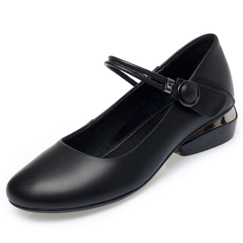 Damen Ballerinas mit elegantem Riemen EB