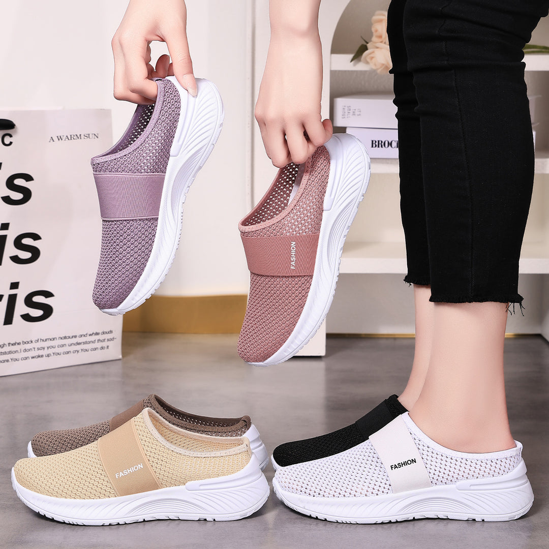 Damen Komfortable und atmungsaktive Slip-On Freizeitschuhe EB