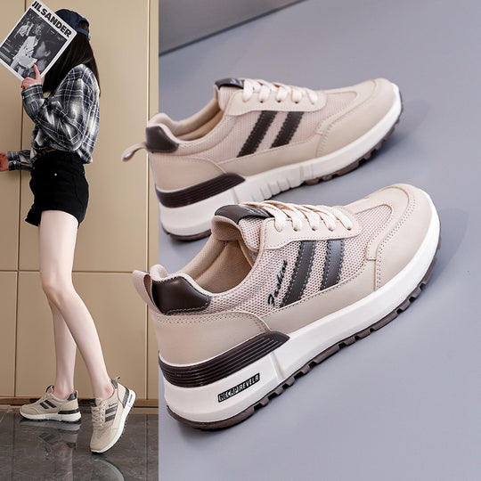 Damen Sportliche Sneakers mit leichtem Mesh-Obermaterial und dämpfendem Komfort EB