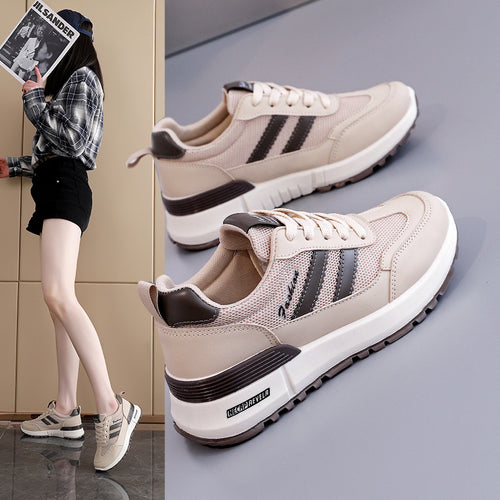 Damen Sportliche Sneakers mit leichtem Mesh-Obermaterial und dämpfendem Komfort EB
