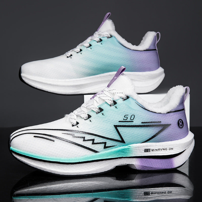 Damen Sportliche und bequeme Laufschuhe mit warmem Innenfutter und rutschfester Sohle EB