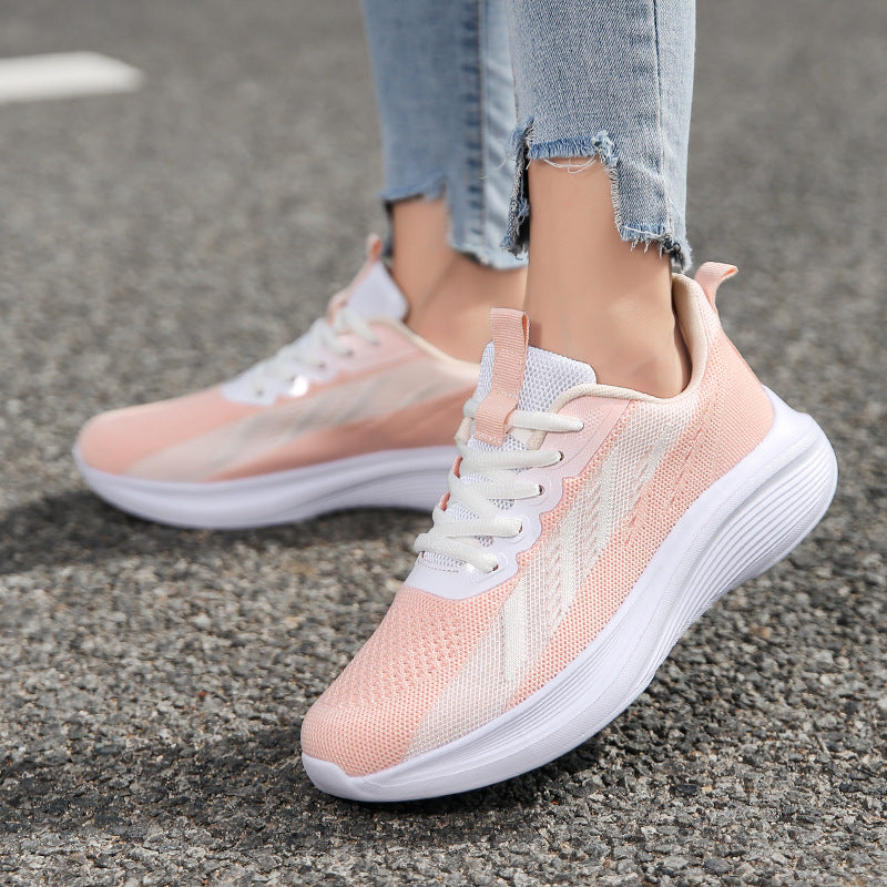 Damen Sportliche Freizeitsneaker mit atmungsaktivem Obermaterial EB