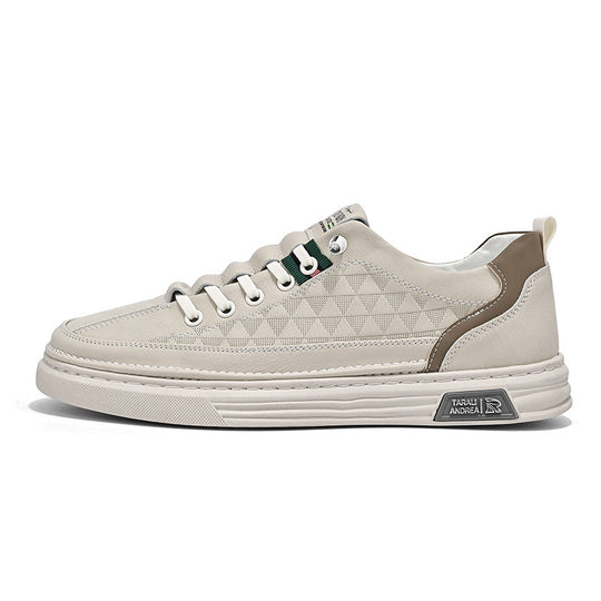 Damen modische Sneakers mit hochwertigem Obermaterial und strukturiertem Design EB