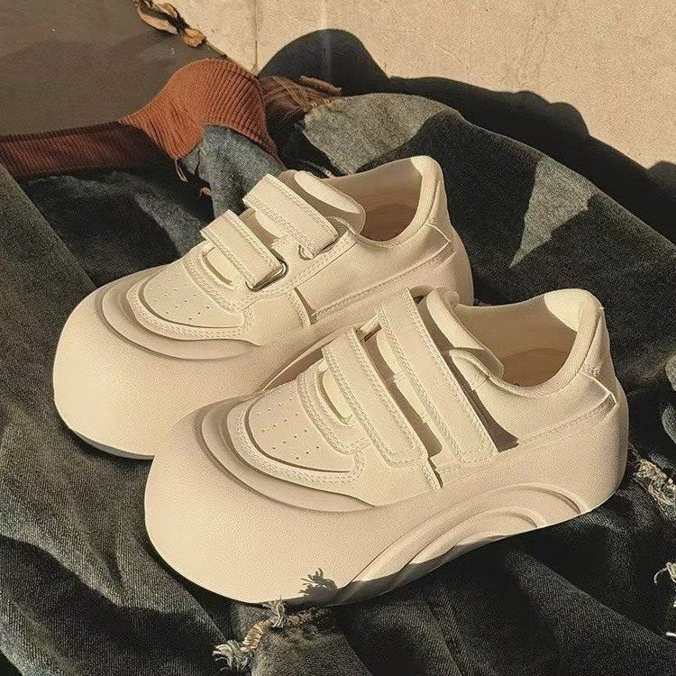 Damen Plattform-Sneaker mit verstellbaren Klettverschlüssen und komfortabler Dämpfung EB