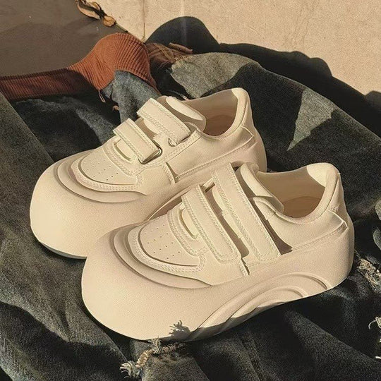 Damen Plattform-Sneaker mit verstellbaren Klettverschlüssen und komfortabler Dämpfung EB
