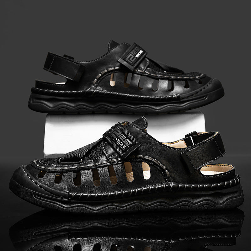 Damen Atmungsaktive Freizeitsandalen mit verstellbarem Klettverschluss und anatomischer Fußbettung EB