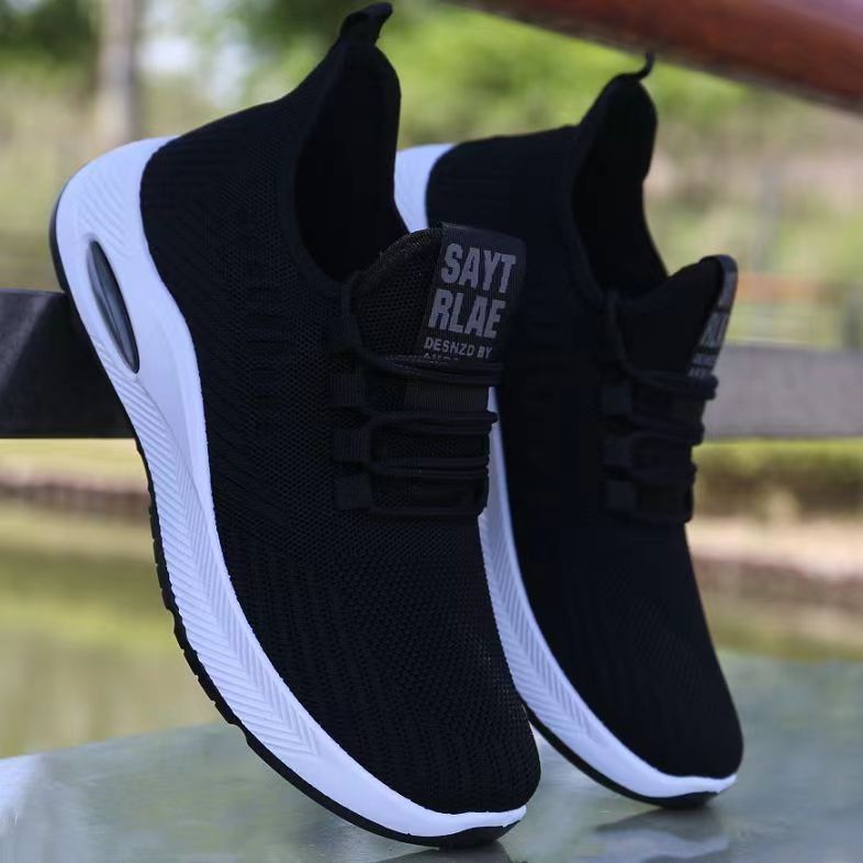 Damen Atmungsaktive und leichte Sneakers mit elastischem Design EB