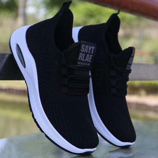 Damen Atmungsaktive und leichte Sneakers mit elastischem Design EB