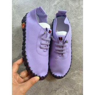 Damen  leichte Alltags-Slipper-Sneaker mit verdeckter Schnürung, elastischem Einstieg und griffiger Trailsohle EB