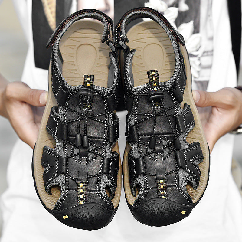 Damen Funktionale Trekking-Sandalen mit rutschfester Sohle und verstellbarem Schnellschnürsystem EB