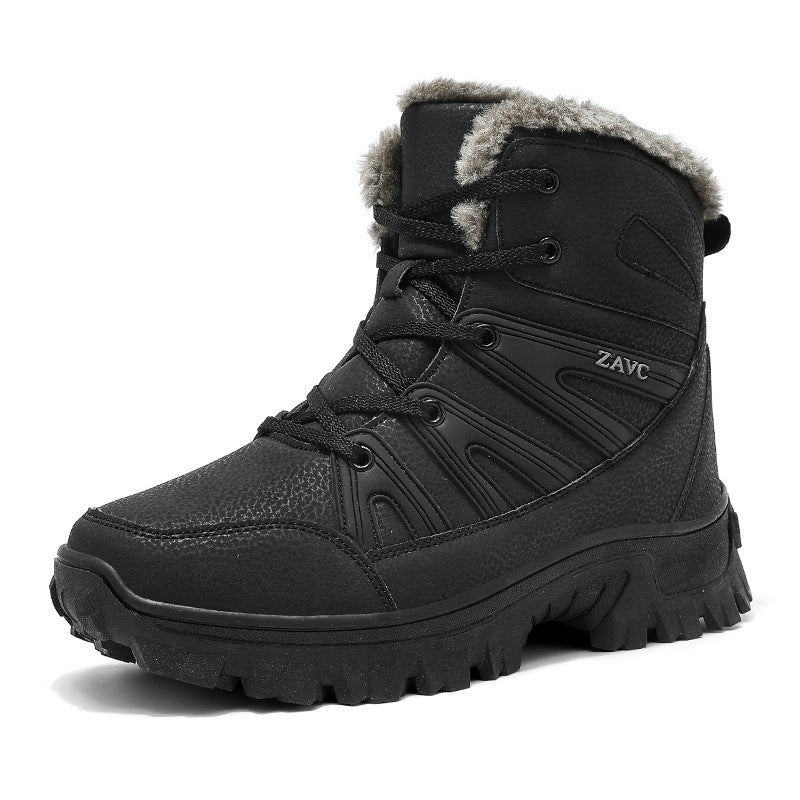 Damen Warmfutter Winterstiefel mit rutschfester Sohle und schnellem Schnellschnürsystem EB