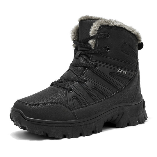 Damen Warmfutter Winterstiefel mit rutschfester Sohle und schnellem Schnellschnürsystem EB