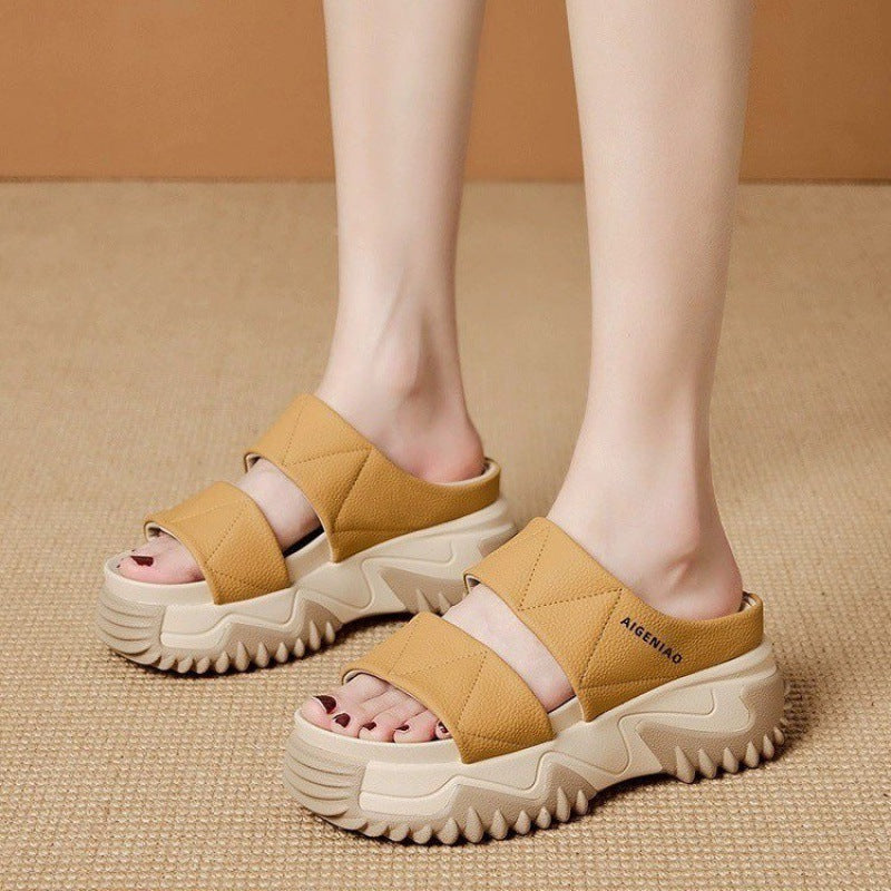 Damen Komfortable und modische Sandalen mit gepolsterter Sohle EB