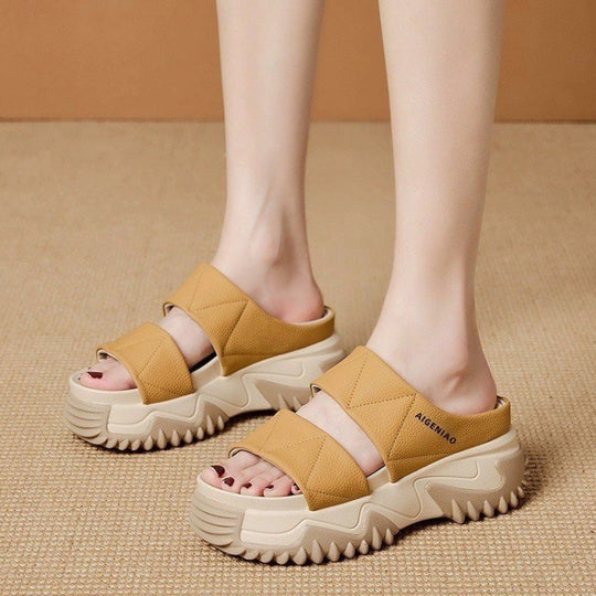 Damen Komfortable und modische Sandalen mit gepolsterter Sohle EB