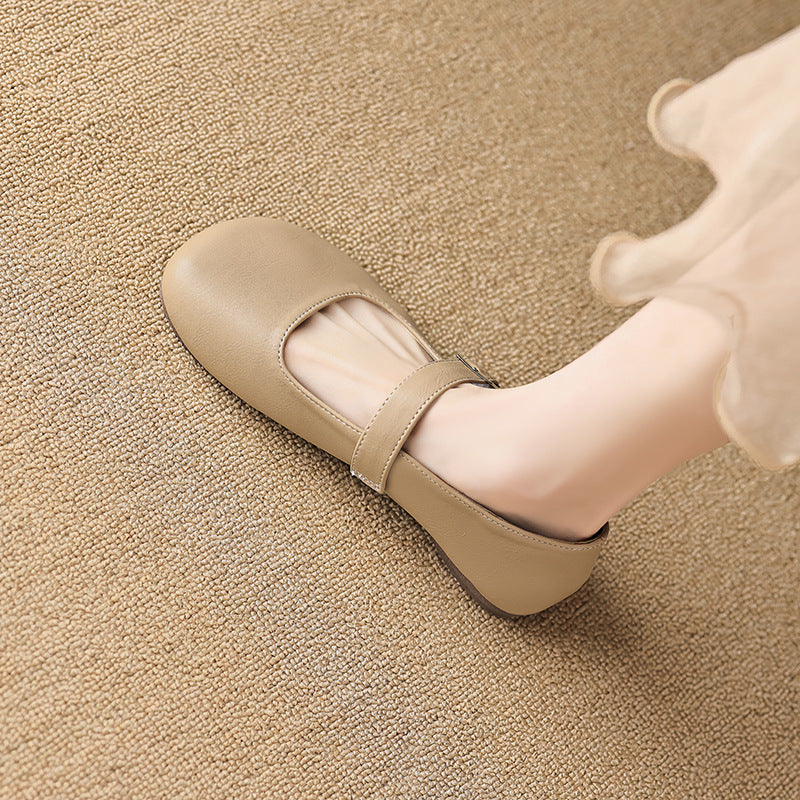 Damen Ballerinas mit verstellbarem Riemen und angenhmem Innenfutter EB