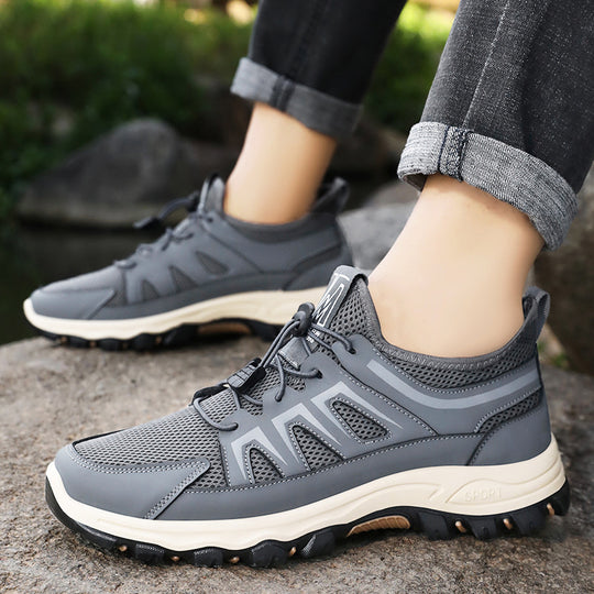 Damen Sportliche Trail-Sneaker mit atmungsaktivem Mesh-Obermaterial und rutschfester Sohle EB