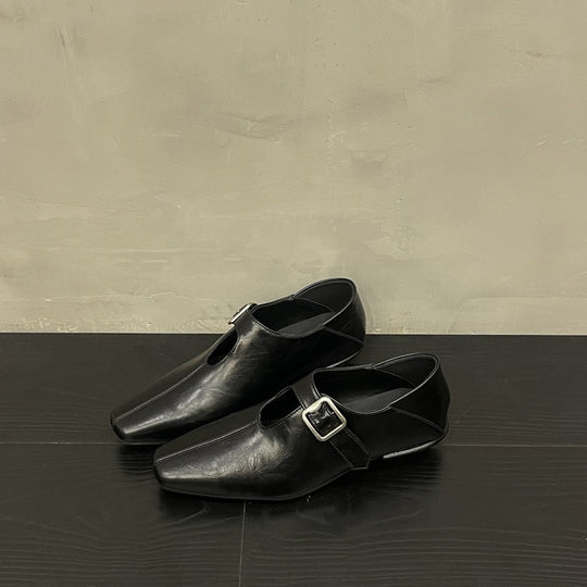 Damen elegante Slipper mit modischer Schnalle EB