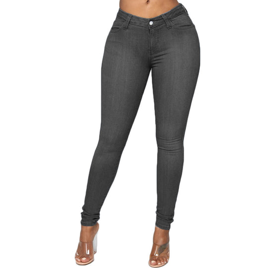 Damen High-Waist Skinny Jeans mit perfektem Sitz EB